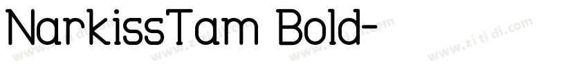 NarkissTam Bold字体转换